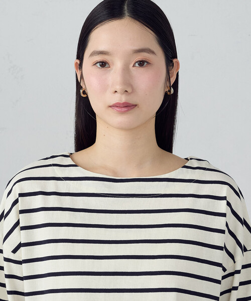 COMME CA ISM(コムサイズム)の「ボーダー ロンT(Tシャツ/カットソー・レディース・ネイビー×ホワイト/ホワイト×ネイビー・LARGE/MEDIUM)」の3枚目の写真