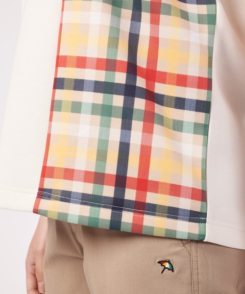Arnold Palmer(アーノルドパーマー)の「シェア パーマーチェック ドッキング Tシャツ(Tシャツ/カットソー・レディース・アイボリー/ダークネイビー/ベージュ・S/M/LL/XS/L)」の22枚目の写真