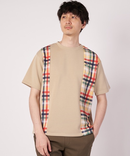 Arnold Palmer(アーノルドパーマー)の「シェア パーマーチェック ドッキング Tシャツ(Tシャツ/カットソー・レディース・アイボリー/ダークネイビー/ベージュ・S/M/LL/XS/L)」の20枚目の写真