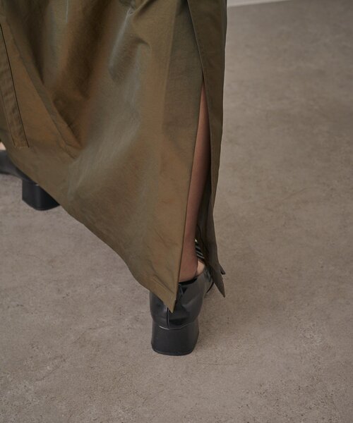 mline（エムライン）の「[mline]カーゴベルトスカート（スカート・レディース・カーキ/ブラック・2/1）」の12枚目の写真