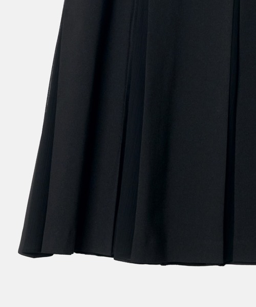 LE CIEL BLEU(ルシェルブルー)の「プリーテッドスカートwシアーディティール / Pleated Skirt w/Sheer Detail(スカート・レディース・ブラック/グレー・34/36/38)」の12枚目の写真