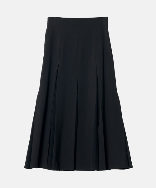 LE CIEL BLEU(ルシェルブルー)の「プリーテッドスカートwシアーディティール / Pleated Skirt w/Sheer Detail(スカート・レディース・ブラック/グレー・34/36/38)」の10枚目の写真