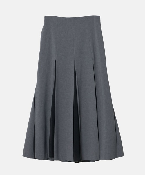 LE CIEL BLEU(ルシェルブルー)の「プリーテッドスカートwシアーディティール / Pleated Skirt w/Sheer Detail(スカート・レディース・ブラック/グレー・34/36/38)」の18枚目の写真