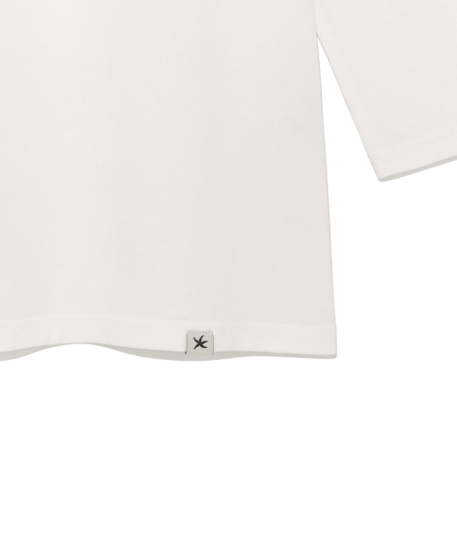 THECOLDESTMOMENT(ザコールデストモーメント)の「(w) TCM henley neck three-quarter sleeve (white)(Tシャツ/カットソー・レディース・その他・SMALL/MEDIUM)」の5枚目の写真