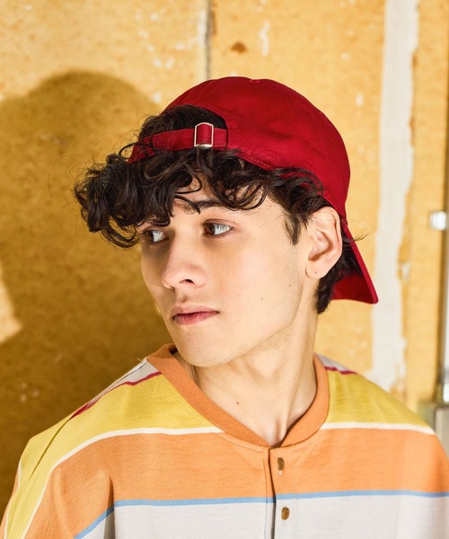 niko and...（ニコアンド）の「ボックス刺繍コットンキャップ（キャップ・メンズ・ベージュ/ブルー/ブラック/ボルドー・FREE）」の6枚目の写真