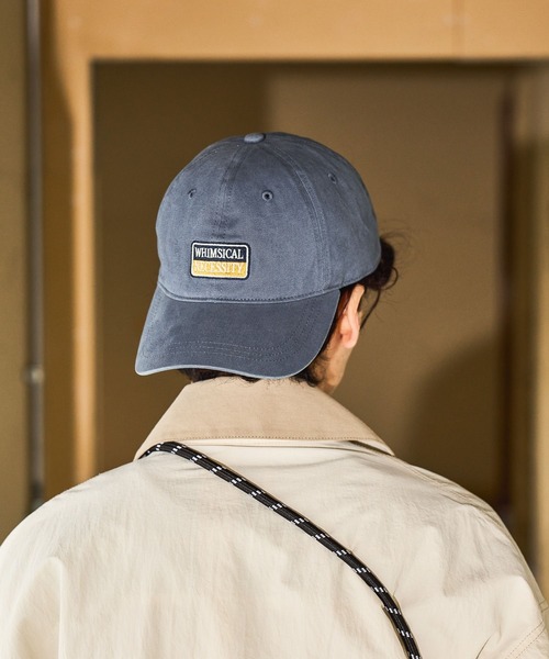 niko and...（ニコアンド）の「ボックス刺繍コットンキャップ（キャップ・メンズ・ベージュ/ブルー/ブラック/ボルドー・FREE）」の5枚目の写真