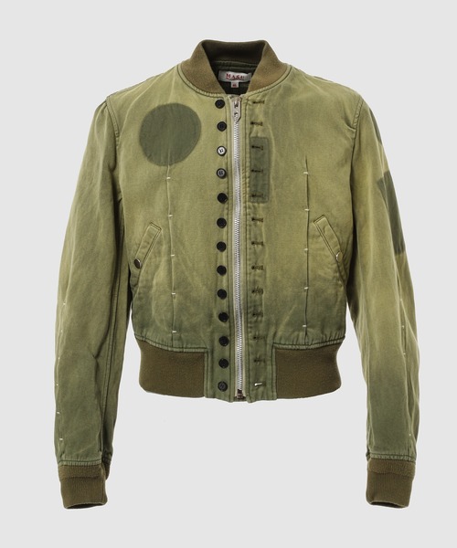 MASU(エムエーエスユー)の「VICTORIAN BOMBER JACKET(ブルゾン・メンズ・セージグリーン/アッシュグレー・46)」の2枚目の写真