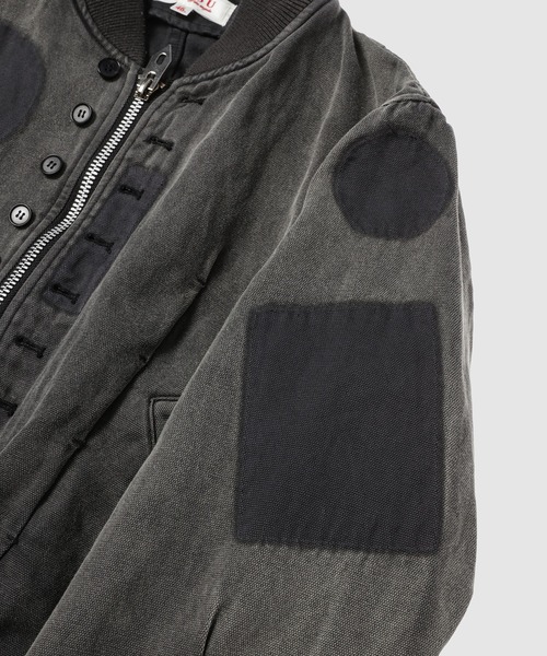 MASU(エムエーエスユー)の「VICTORIAN BOMBER JACKET(ブルゾン・メンズ・セージグリーン/アッシュグレー・46)」の9枚目の写真