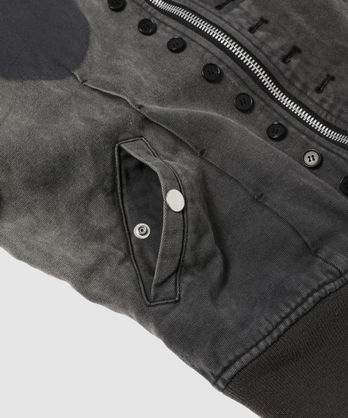 MASU(エムエーエスユー)の「VICTORIAN BOMBER JACKET(ブルゾン・メンズ・セージグリーン/アッシュグレー・46)」の11枚目の写真