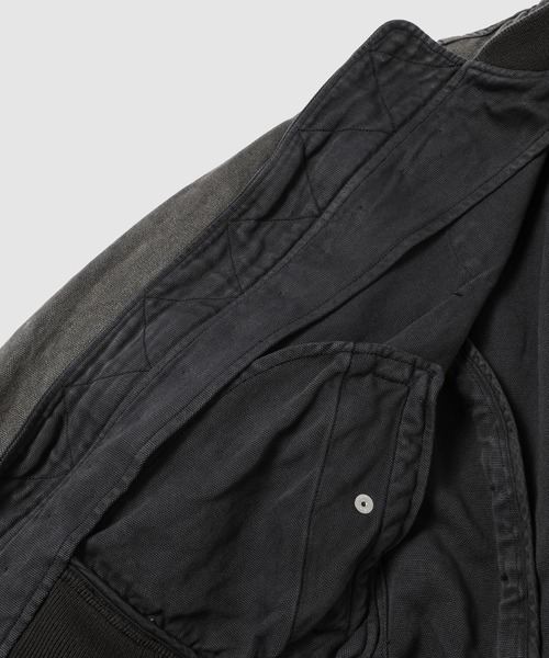 MASU(エムエーエスユー)の「VICTORIAN BOMBER JACKET(ブルゾン・メンズ・セージグリーン/アッシュグレー・46)」の7枚目の写真