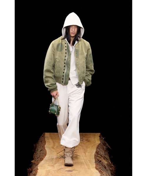 MASU(エムエーエスユー)の「VICTORIAN BOMBER JACKET(ブルゾン・メンズ・セージグリーン/アッシュグレー・46)」の3枚目の写真