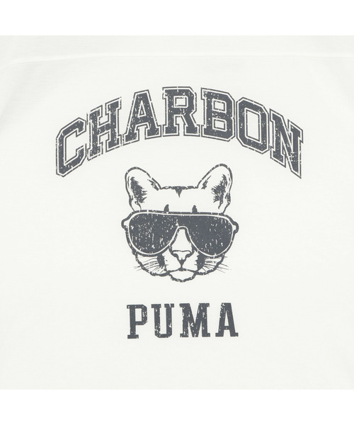 PUMA(プーマ)の「PUMA プーマ ユニセックス PUMA x charbon ランニング 半袖 Tシャツ(Tシャツ/カットソー・メンズ・グレー/ホワイト・X-SMALL/X-LARGE/SMALL/MEDIUM/LARGE)」の8枚目の写真