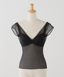 NICENICE MOMENT（ナイスナイスモーメント）の「NICENICE MOMENT/ナイスナイスモーメント MESH FRENCH TOP N3-26S-030（その他トップス）」