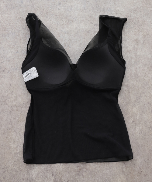 IENA（イエナ）の「NICENICE MOMENT/ナイスナイスモーメント MESH FRENCH TOP N3-26S-030（その他トップス・レディース・ブラック/ベージュ・X-SMALL/SMALL）」の7枚目の写真