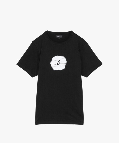 メンズ 'Willie'ロゴ プリント コットン 半袖 Tシャツ 'Brando'（T
