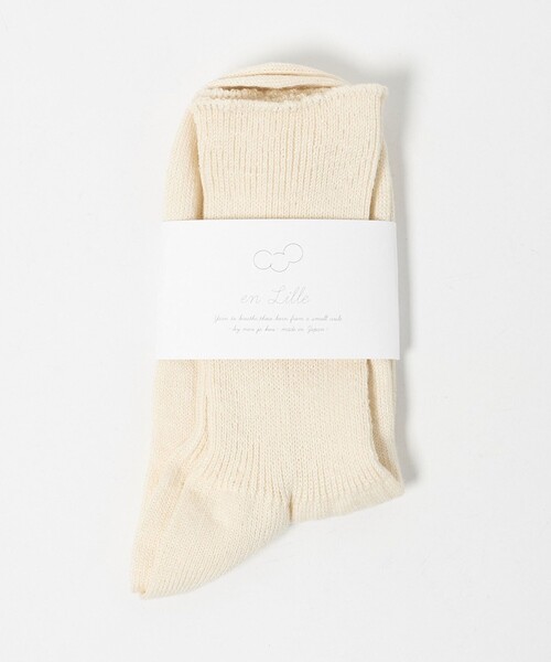 Steven Alan（スティーブンアラン）の「＜en Lille＞はっかとう SHORT SOCKS/ソックス（ソックス/靴下・レディース・オフホワイト/グレー系/ライトピンク・22.0～24.0cm）」の7枚目の写真