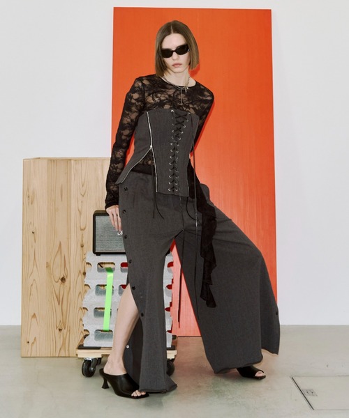 LACEUP SWEAT BUSTIER/レースアップスウェットビスチェ（その他