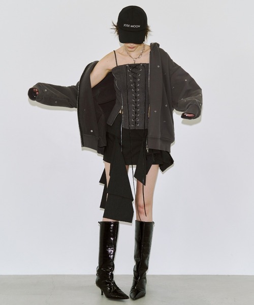 LACEUP SWEAT BUSTIER/レースアップスウェットビスチェ（その他