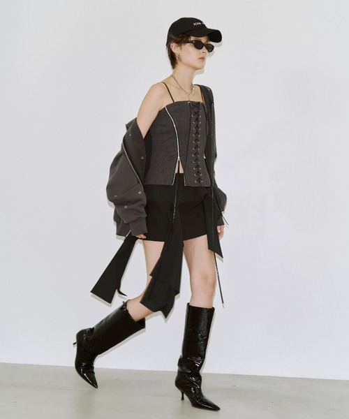 LACEUP SWEAT BUSTIER/レースアップスウェットビスチェ（その他