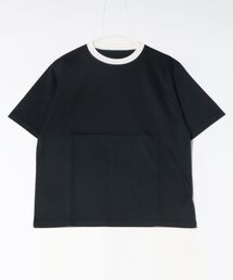VICKY（ビッキー）の「アセジミボウシ　リンガーTシャツ（Tシャツ/カットソー）」