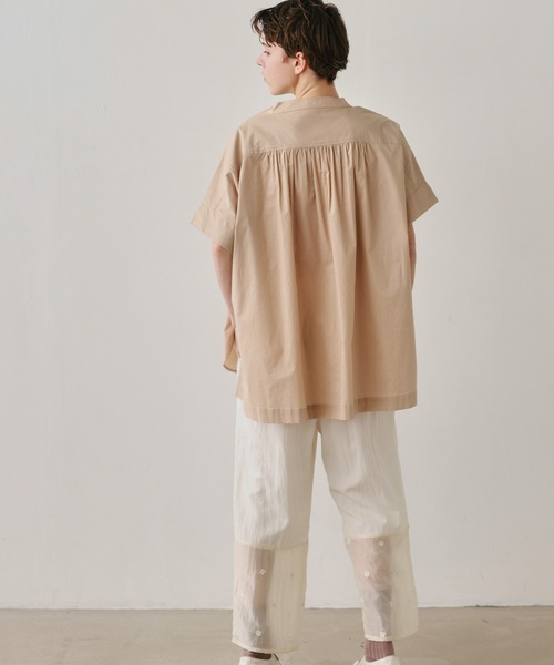 Kelen(ケレン)の「「KELEN / ケレン」裾切替シアー刺繍イージーパンツ(その他パンツ・レディース・チャコールグレー/ブラック/アイボリー・S/M)」の8枚目の写真