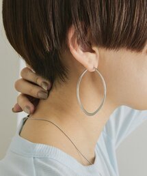 《金属アレルギー対応/ステンレス》マーキスフープピアス