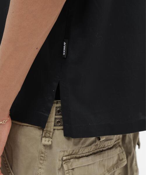 AVIREX（アヴィレックス）の「SOUVENIR S/S SHIRT”DRAGON ＆CHERRY BLOSSOMS" / スーベニア ショートスリーブ シャツ ドラゴン＆チェリーブロッサム（シャツ/ブラウス・メンズ・ナチュラル/ブラック/ネイビー・2XL/XL/M/L）」の15枚目の写真