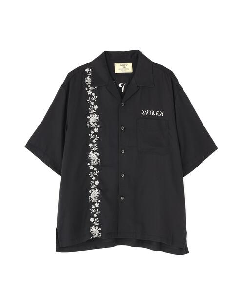 AVIREX（アヴィレックス）の「SOUVENIR S/S SHIRT”DRAGON ＆CHERRY BLOSSOMS" / スーベニア ショートスリーブ シャツ ドラゴン＆チェリーブロッサム（シャツ/ブラウス・メンズ・ナチュラル/ブラック/ネイビー・2XL/XL/M/L）」の19枚目の写真
