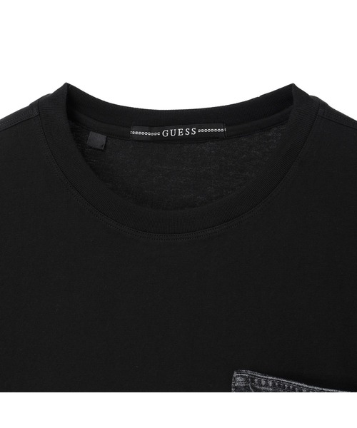 Guess（ゲス）の「MEN'S S/SLV TEE SHIRT Tシャツ（Tシャツ/カットソー・メンズ・ブラック/ホワイト・X-LARGE/LARGE/MEDIUM）」の4枚目の写真