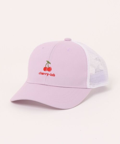 Right-on（ライトオン）の「【VIVIAN BLUE】フルーツモチーフメッシュキャップ（キャップ・キッズ・サックスブルー/ライラック・フリー）」の2枚目の写真