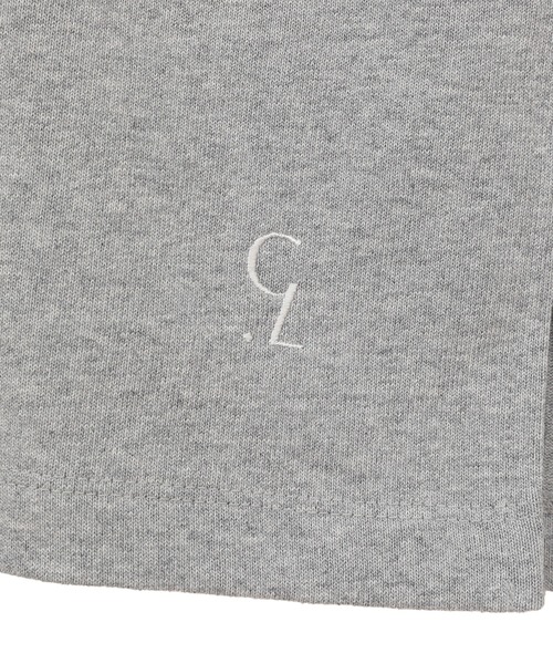 CLANE（クラネ）の「【CLANE/クラネ】DEEP NECK WIDE RUGBY SHIRTS/ディープネックワイドラグビーシャツ（シャツ/ブラウス・レディース・ネイビー/グレー・1）」の15枚目の写真