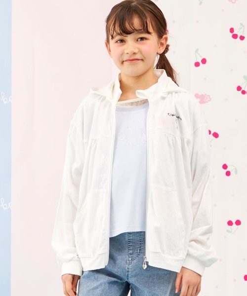 セール】【Trois Lapins】 ジップアップ カーディガン 【接触冷感