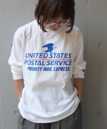 B'2nd（ビーセカンド）の「GOOD ROCK SPEED (グッドロックスピード) 別注USPS　UNISEXロングTシャツ（Tシャツ/カットソー）」