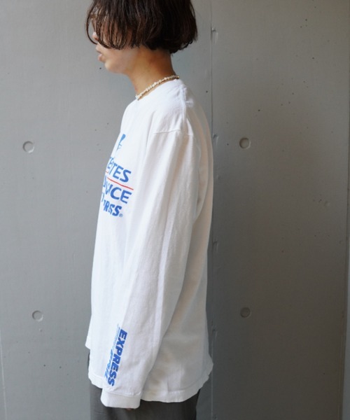 GOOD ROCK SPEED(グッドロックスピード)の「GOOD ROCK SPEED (グッドロックスピード) 別注USPS UNISEXロングTシャツ(Tシャツ/カットソー・レディース・ホワイト/ブラック・XL/L/M)」の8枚目の写真