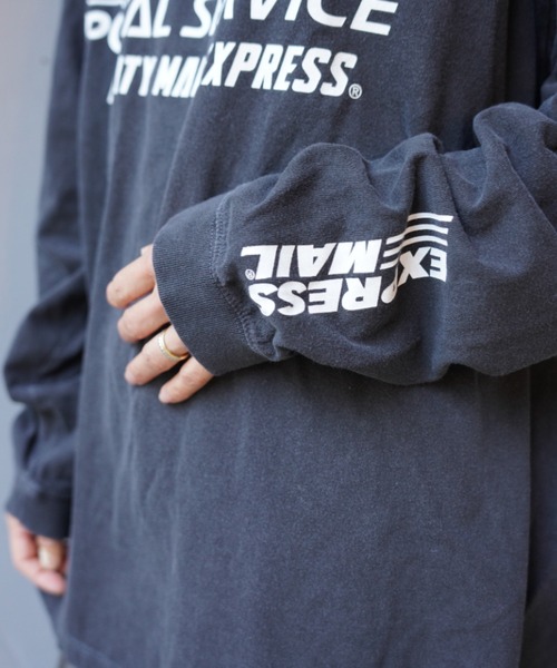 GOOD ROCK SPEED(グッドロックスピード)の「GOOD ROCK SPEED (グッドロックスピード) 別注USPS UNISEXロングTシャツ(Tシャツ/カットソー・レディース・ホワイト/ブラック・XL/L/M)」の5枚目の写真