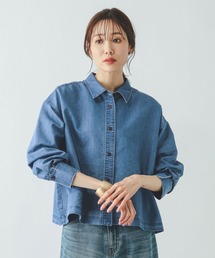 365日マイスタイルクロップドシャツ/655897