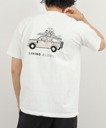 NOLLEY'S（ノーリーズ）の「別注 SLOWLY WAGON バックプリント グラフィックTシャツ 26SS（Tシャツ/カットソー）」