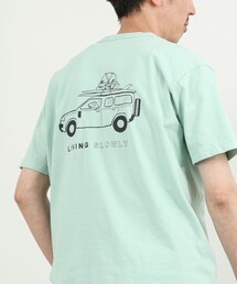 NOLLEY’S | 別注 SLOWLY WAGON バックプリントTシャツ 26SS(Tシャツ/カットソー)