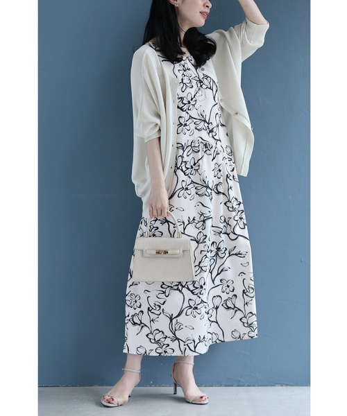 cawaii（カワイイ）の「上半身の丸さを丸っとカバー ゆるニットカーディガン（カーディガン/ボレロ・レディース・アイボリー/ピンク/ブルー・FREE）」の15枚目の写真