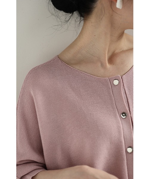 cawaii（カワイイ）の「上半身の丸さを丸っとカバー ゆるニットカーディガン（カーディガン/ボレロ・レディース・アイボリー/ピンク/ブルー・FREE）」の10枚目の写真