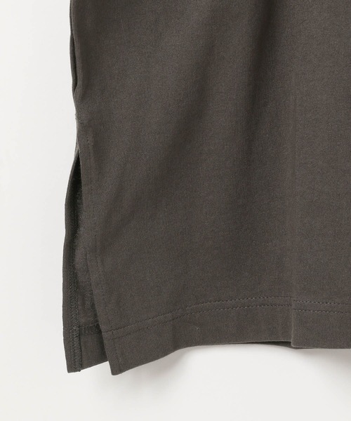 LEPSIM(レプシィム)の「ポイントワッペンプリントTSS 666472(Tシャツ/カットソー・レディース・ライトブルー/オフホワイト/チャコールグレー・FREE)」の7枚目の写真