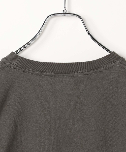 LEPSIM(レプシィム)の「ポイントワッペンプリントTSS 666472(Tシャツ/カットソー・レディース・ライトブルー/オフホワイト/チャコールグレー・FREE)」の8枚目の写真