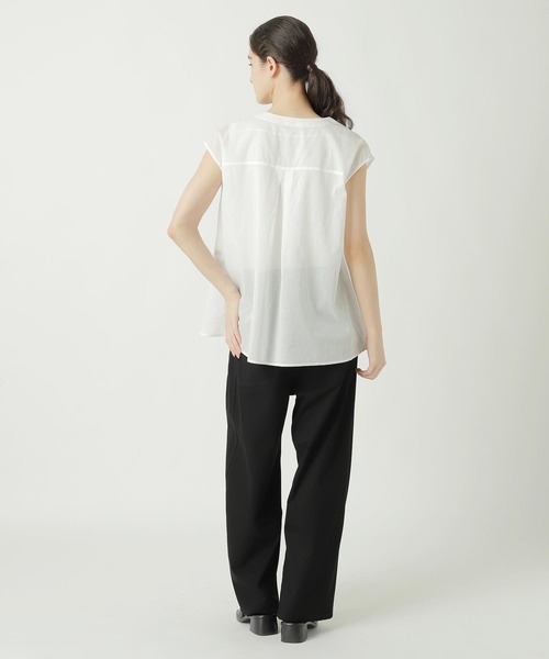 ZUCCa(ズッカ)の「COTTON LAWN / ベスト(ベスト・レディース・ホワイト/ライトグリーン・M size)」の12枚目の写真
