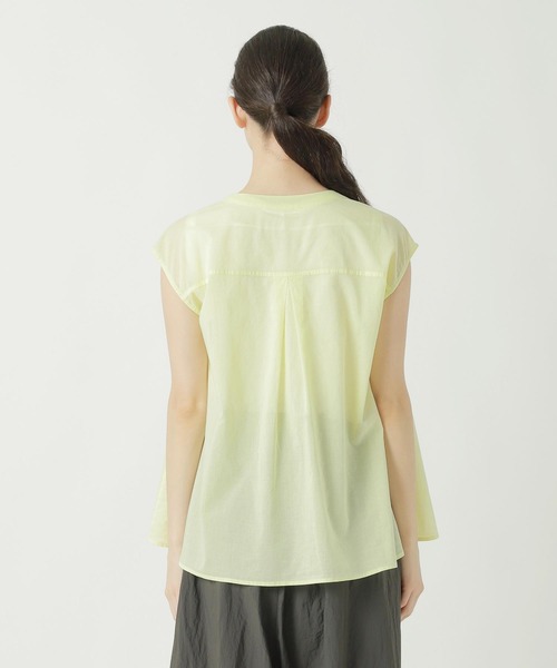 ZUCCa(ズッカ)の「COTTON LAWN / ベスト(ベスト・レディース・ホワイト/ライトグリーン・M size)」の9枚目の写真