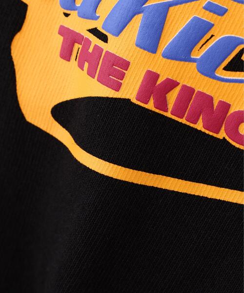 AVIREX(アヴィレックス)の「GOLD KICKOFF PUFF PRINT T-SHIRT(Tシャツ/カットソー・レディース・ホワイト/イエロー/ブラック・M/S)」の5枚目の写真