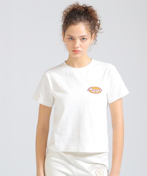 AVIREX(アヴィレックス)の「GOLD KICKOFF PUFF PRINT T-SHIRT(Tシャツ/カットソー・レディース・ホワイト/イエロー/ブラック・M/S)」の7枚目の写真