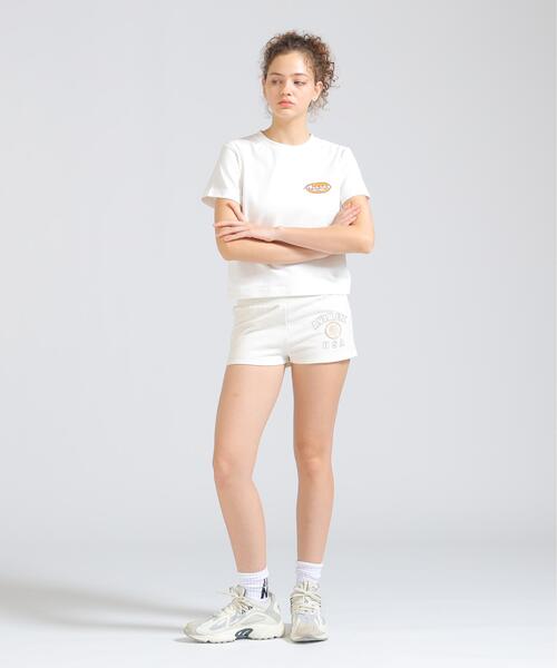 AVIREX(アヴィレックス)の「GOLD KICKOFF PUFF PRINT T-SHIRT(Tシャツ/カットソー・レディース・ホワイト/イエロー/ブラック・M/S)」の8枚目の写真