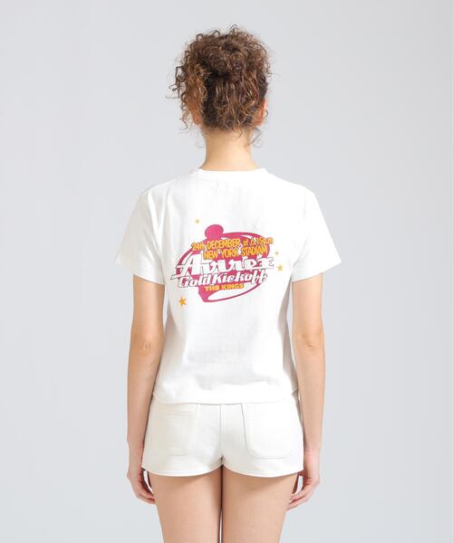 AVIREX(アヴィレックス)の「GOLD KICKOFF PUFF PRINT T-SHIRT(Tシャツ/カットソー・レディース・ホワイト/イエロー/ブラック・M/S)」の11枚目の写真