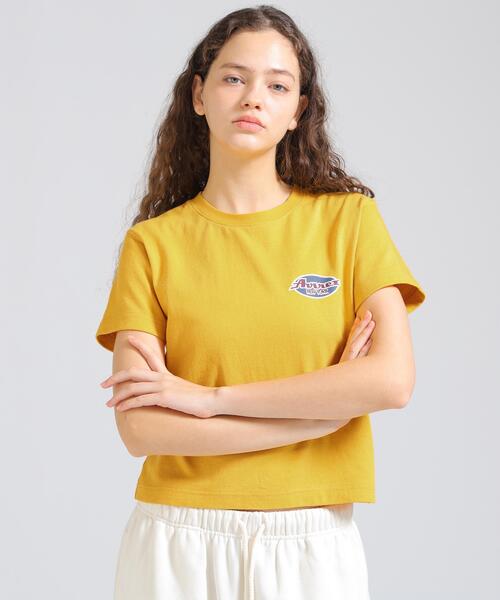 AVIREX(アヴィレックス)の「GOLD KICKOFF PUFF PRINT T-SHIRT(Tシャツ/カットソー・レディース・ホワイト/イエロー/ブラック・M/S)」の18枚目の写真