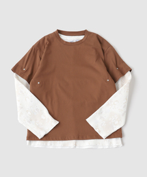 FAF（フェイク アス フラワーズ）の「FAF (FAKE AS FLOWERS) / フェイク アズ フラワーズ DOUBLE SLEEVE TEE（Tシャツ/カットソー）」